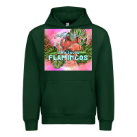 Forest Green just a girl who loves flamingo Urban Hoodie - TumblerDesignByShophia