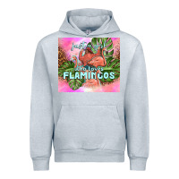 Heather Grey just a girl who loves flamingo Urban Hoodie - TumblerDesignByShophia