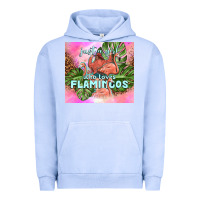 Pigment Grape Ice just a girl who loves flamingo Urban Hoodie - TumblerDesignByShophia