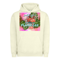 Pigment Pistachio just a girl who loves flamingo Urban Hoodie - TumblerDesignByShophia