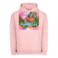 Pigment Salmon just a girl who loves flamingo Urban Hoodie - TumblerDesignByShophia