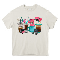 Cream crafting coffee cups Heavy Core Tee - RanaPortraitStore