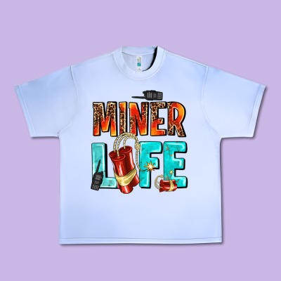 Miner Life Urban Heavy Tee Designed By Adodesignshop