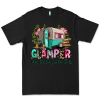 Black glamper way too boujee for tents 2 Premium Tee - RanaPortraitStore