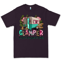 Plum glamper way too boujee for tents 2 Premium Tee - RanaPortraitStore