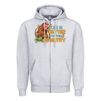 Heather Grey life is better in the country Zipper Hoodie - MaliasSmallBusiness