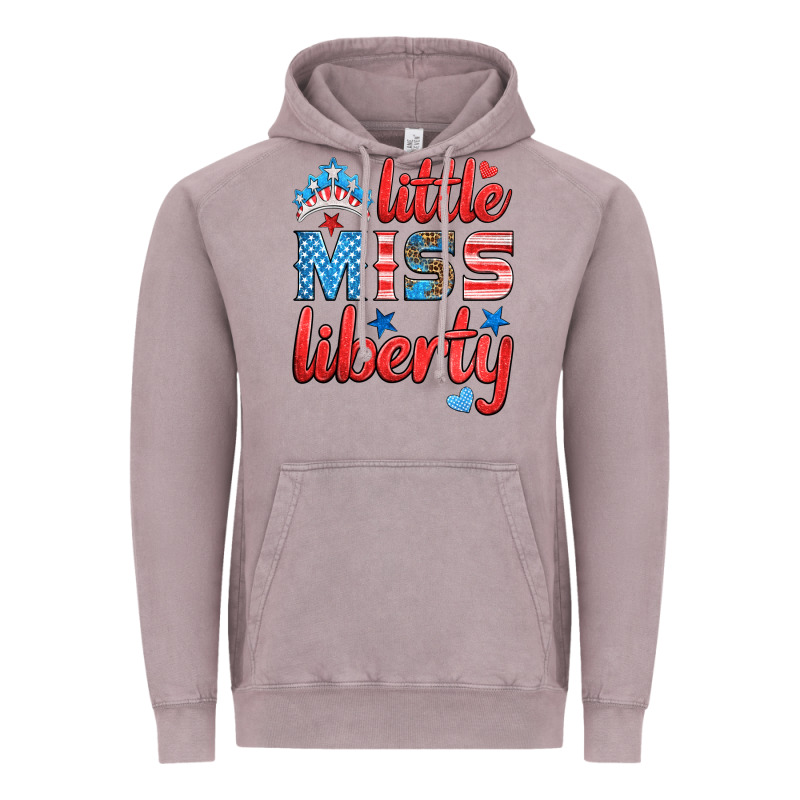 Little Miss Liberty Vintage Hoodie by HRA Design Shop | Teevron