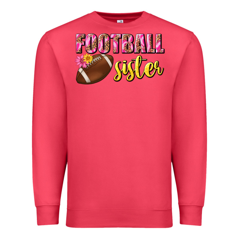 Football Sister Premium Sweatshirt by BundleAndBundleShop | Teevron
