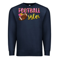 Navy football sister Premium Sweatshirt - BundleAndBundleShop