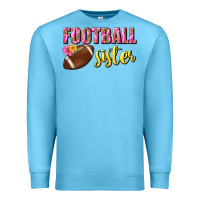 Ocean Blue football sister Premium Sweatshirt - BundleAndBundleShop