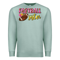 Seafoam football sister Premium Sweatshirt - BundleAndBundleShop