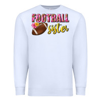 White football sister Premium Sweatshirt - BundleAndBundleShop
