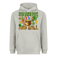 Moon Dust Shamrock and roll Heavyweight Hoodie - BundleAndBundleShop