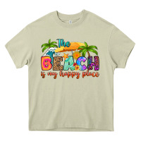 Mossy the beach is my happy place Heavy Core Tee - RanaPortraitStore