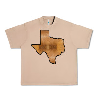 Burro Texas Map Western Horsehide Pattern Urban Heavy Tee - Bettercallsaul