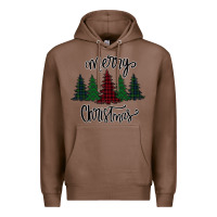 Chestnut Merry Christmas Trees Premium Hoodie - Bettercallsaul