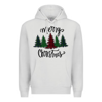 Dove Grey Merry Christmas Trees Premium Hoodie - Bettercallsaul