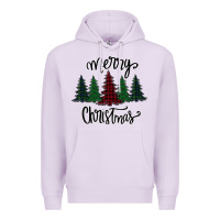 Lilac Merry Christmas Trees Premium Hoodie - Bettercallsaul
