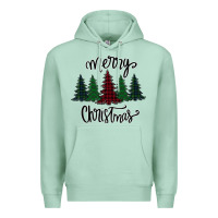Seafoam Merry Christmas Trees Premium Hoodie - Bettercallsaul