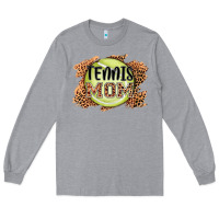 Heather Grey tennis mom Long Sleeve Tee - AdoDesignShop