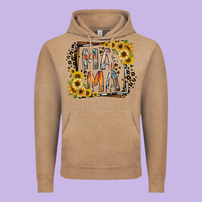 Mama Western Vintage Hoodie Designed By Racoondesign