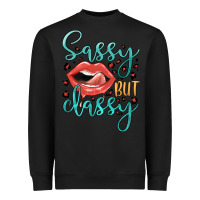Black sassy but classy Heavyweight Sweatshirt - JahusDesignShop