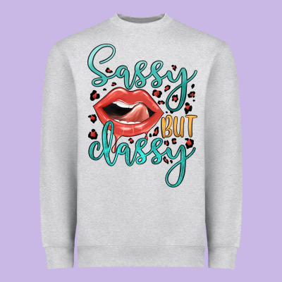 Sassy But Classy Heavyweight Sweatshirt Designed By Jahusdesignshop