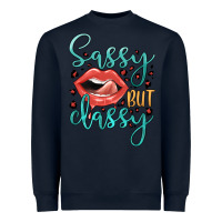 Navy sassy but classy Heavyweight Sweatshirt - JahusDesignShop