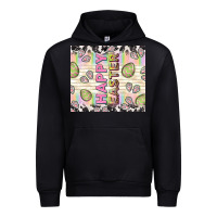 Black happy easter with cowhide Urban Hoodie - TumblerDesignByShophia
