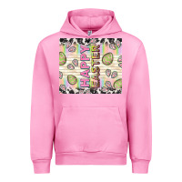 Fuchsia Pink happy easter with cowhide Urban Hoodie - TumblerDesignByShophia