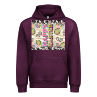 Mauve Wine happy easter with cowhide Urban Hoodie - TumblerDesignByShophia