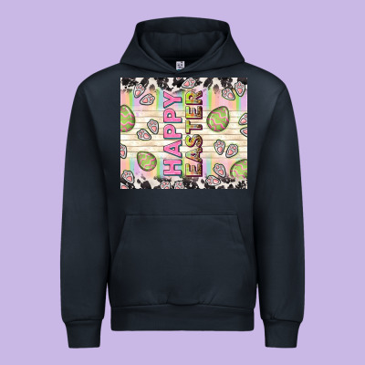 Happy Easter With Cowhide Urban Hoodie Designed By Tumblerdesignbyshophia