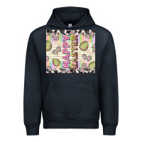 Navy happy easter with cowhide Urban Hoodie - TumblerDesignByShophia