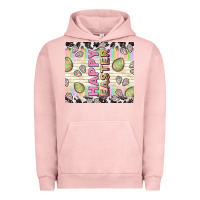 Pigment Salmon happy easter with cowhide Urban Hoodie - TumblerDesignByShophia