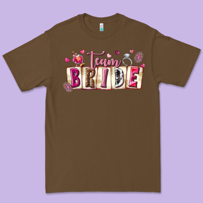 Team Bride Premium Tee Designed By Texasbilliewilder