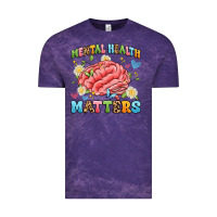 Cloud Purple mental health matters Vintage Tee - Artiststas