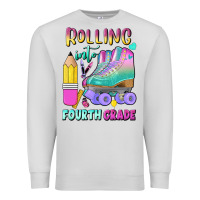 Dove Grey rolling into fourth grade Premium Sweatshirt - BundleAndBundleShop