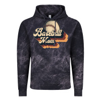 Cloud Black baseball mom Vintage Hoodie - JahusDesignShop
