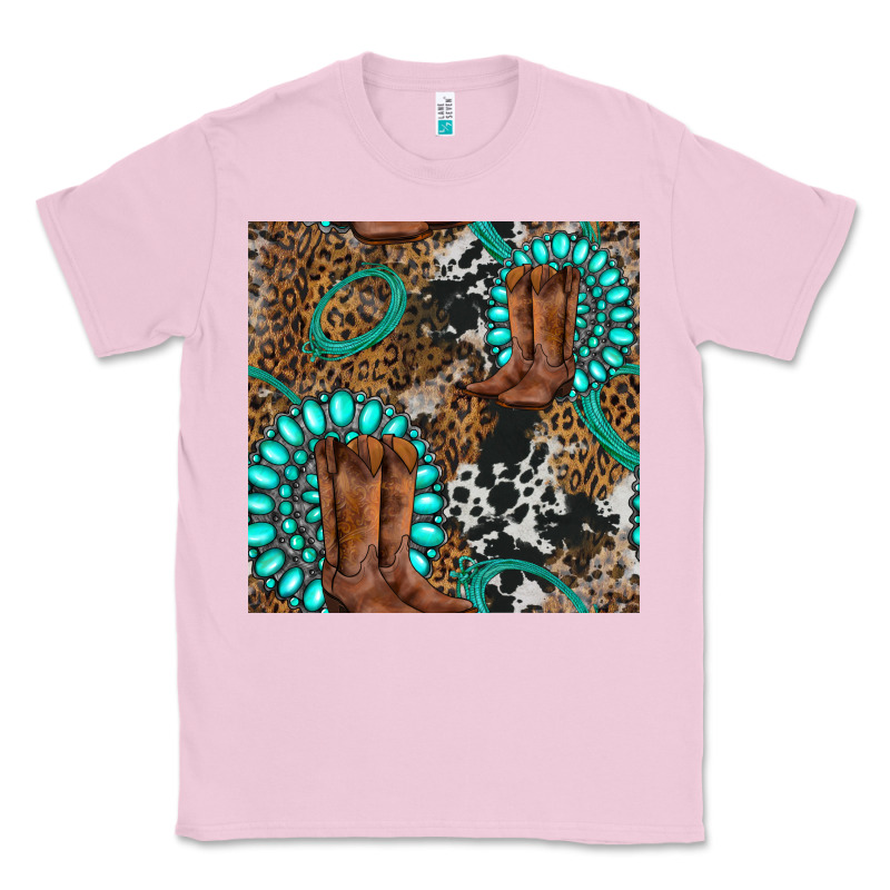 Cowboy Boot And Gemstone Classic Tee by BundleAndBundleShop | Teevron