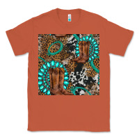 Copper cowboy boot and gemstone Classic Tee - BundleAndBundleShop