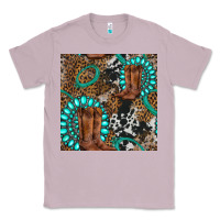 Lilac cowboy boot and gemstone Classic Tee - BundleAndBundleShop