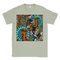 Matcha cowboy boot and gemstone Classic Tee - BundleAndBundleShop