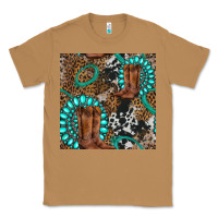 Toasted Coconut cowboy boot and gemstone Classic Tee - BundleAndBundleShop