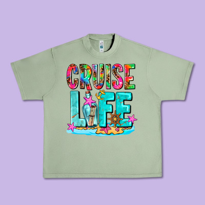 Cruise  Life Urban Heavy Tee Designed By Adodesignshop