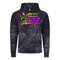 Cloud Black mardi gras flag Vintage Hoodie - RacoonDesign