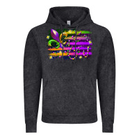 Vintage Black mardi gras flag Vintage Hoodie - RacoonDesign