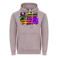 Vintage Zinc mardi gras flag Vintage Hoodie - RacoonDesign
