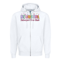 White nicu nurse neonatal intensive care unit Zipper Hoodie - MaliasSmallBusiness