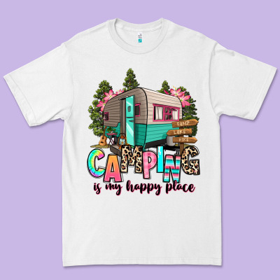 Premium Tee camping is my happy place