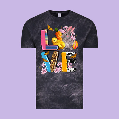 Love Easter Vintage Tee Designed By Adodesignshop